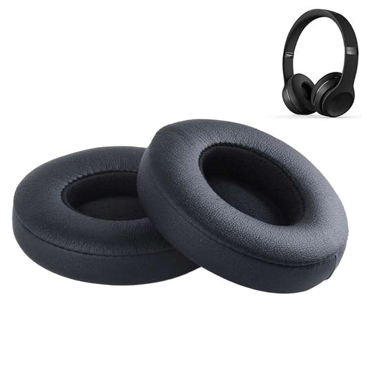 Pair of Replacement Ear Pads Earpads Cushion Cover for Beats Solo 2 Solo 3 Wireless On-Ear Headphone Black