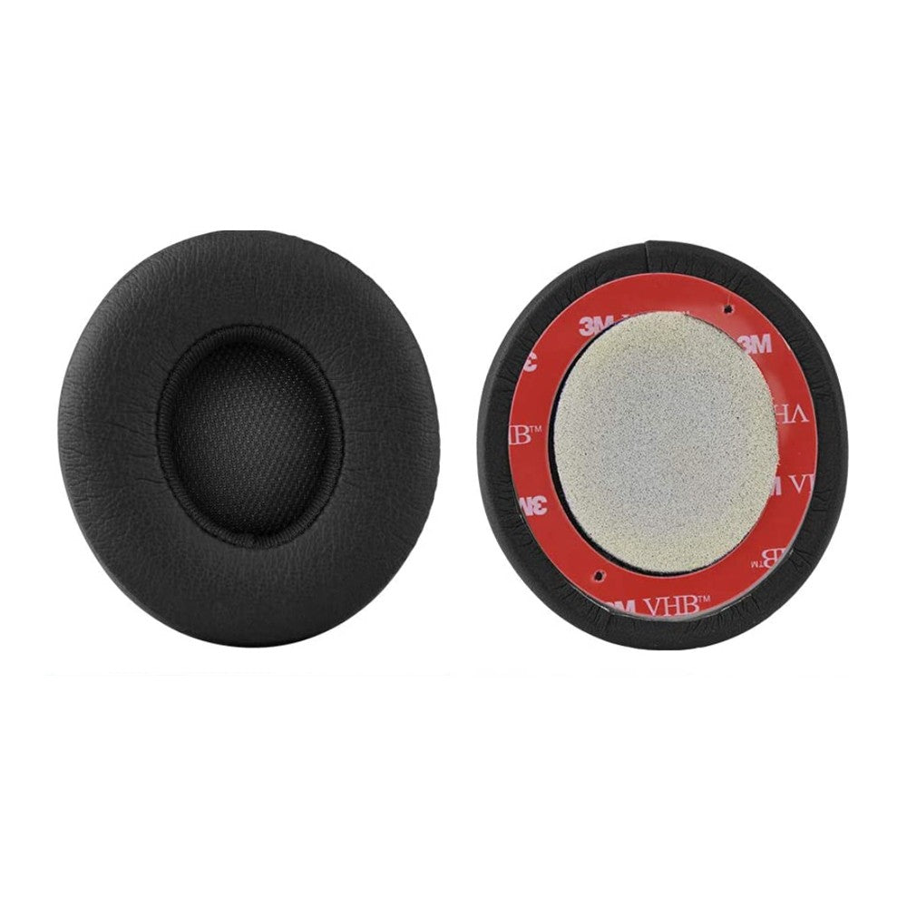 Pair of Replacement Ear Pads Earpads Cushion Cover for Beats Solo 2 Solo 3 Wireless On-Ear Headphone Black