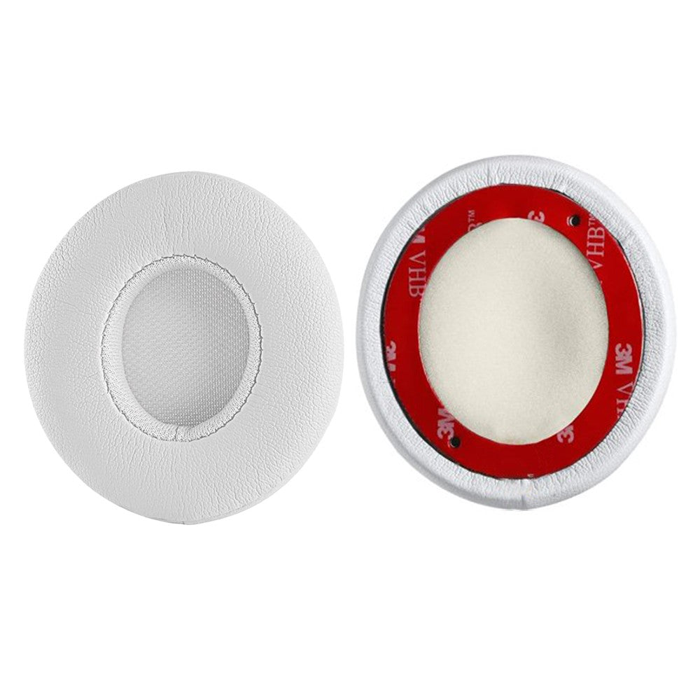 Pair of Replacement Ear Pads Earpads Cushion Cover for Beats Solo 2 Solo 3 Wireless On-Ear Headphone White