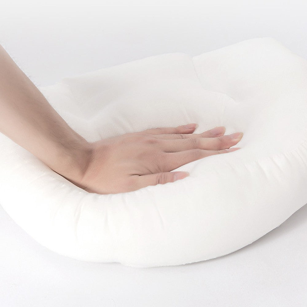 Dual-use Pregnancy Pillows Maternity Side Sleeper Pillow Waist Support Pillow Sleeping Pillow White