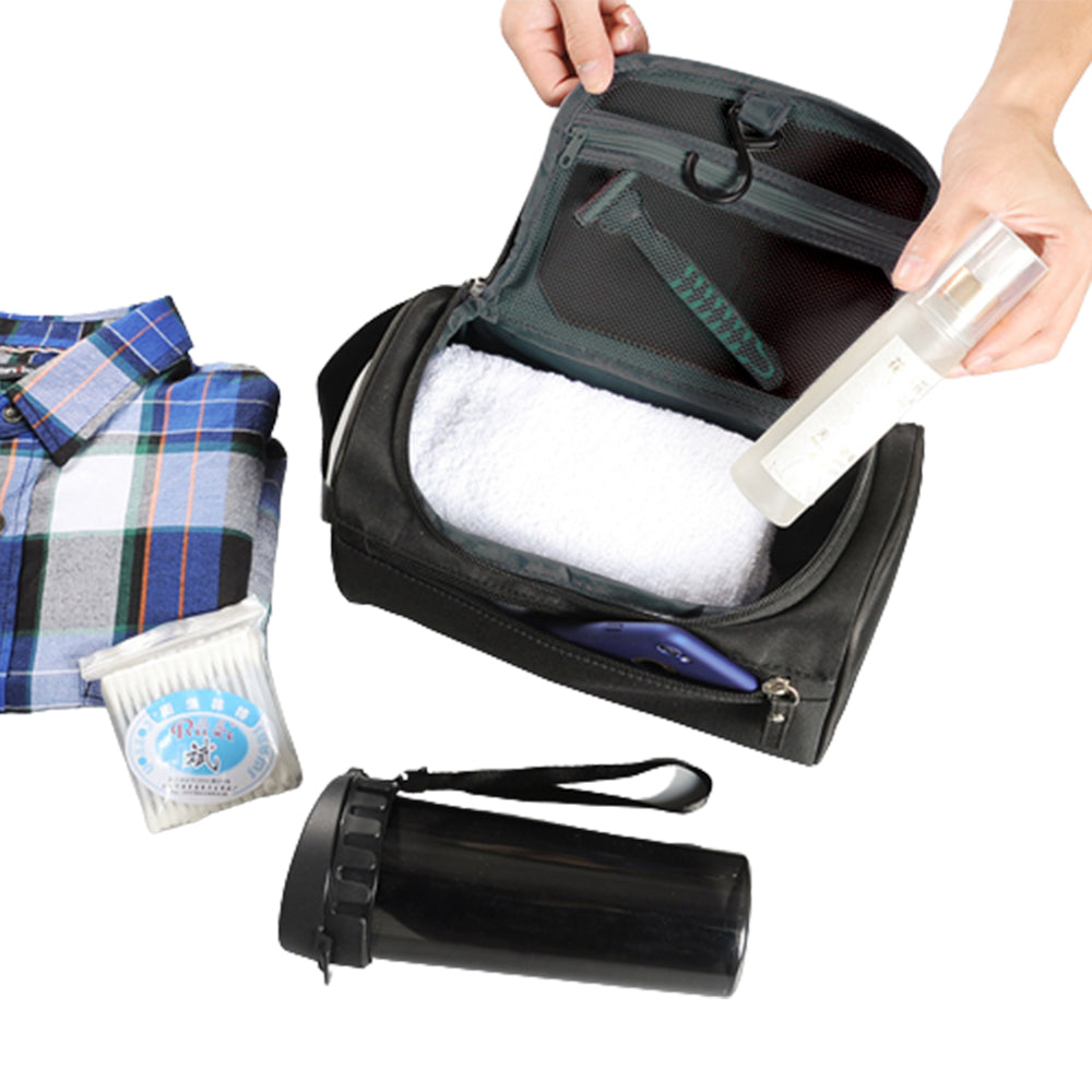 Portable Toiletry Bag Travel Bag Black