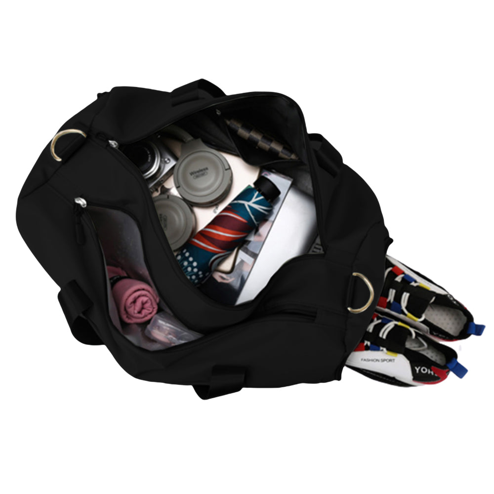 Portable Duffel Bag Travel Bag Black