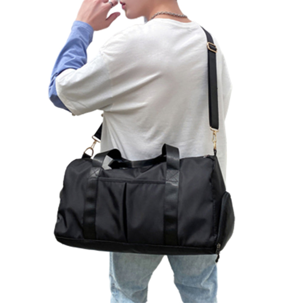 Portable Duffel Bag Travel Bag Black