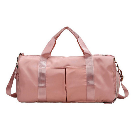 Portable Duffel Bag Travel Bag Pink