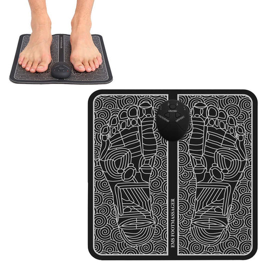 1 X Electric Foot Massage Mat EMS Stimulator Leg Muscle Relax Massage Pad