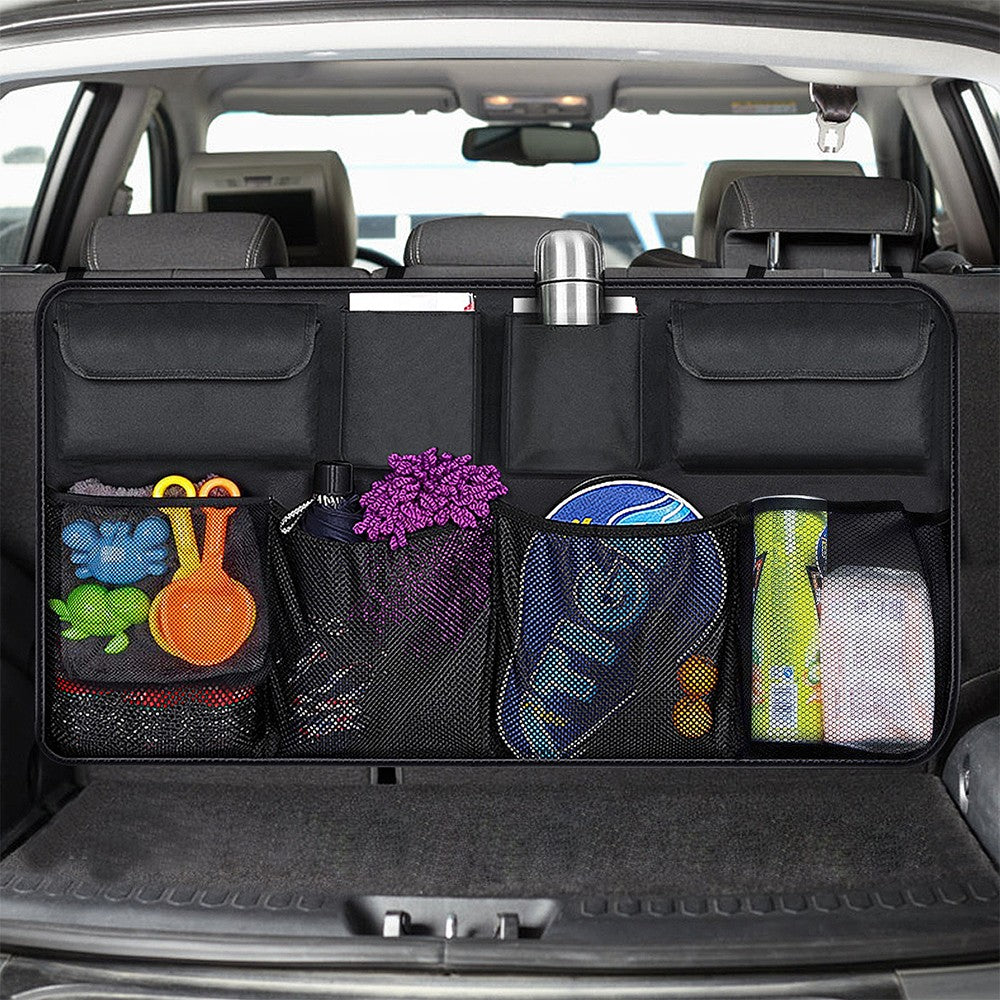 1 X Large Capacity Car Back Seat Trunk Organizer Hanging Storage Bag for SUV Hatchback