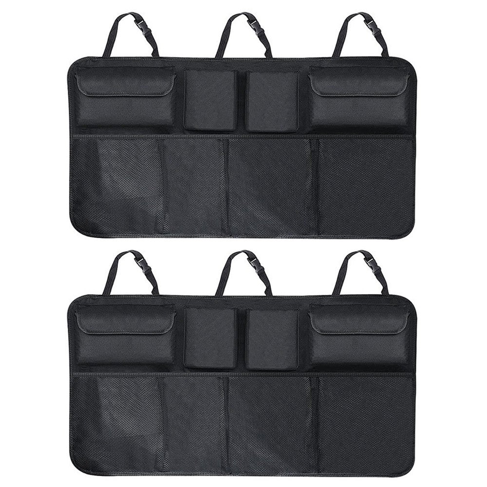 2 X Large Capacity Car Back Seat Trunk Organizer Hanging Storage Bag for SUV Hatchback