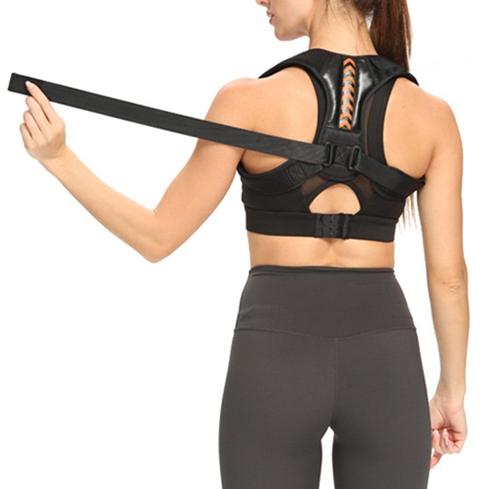 Adjustable Back Posture Corrector S Orange Back Support Belt Lumbar Back Brace