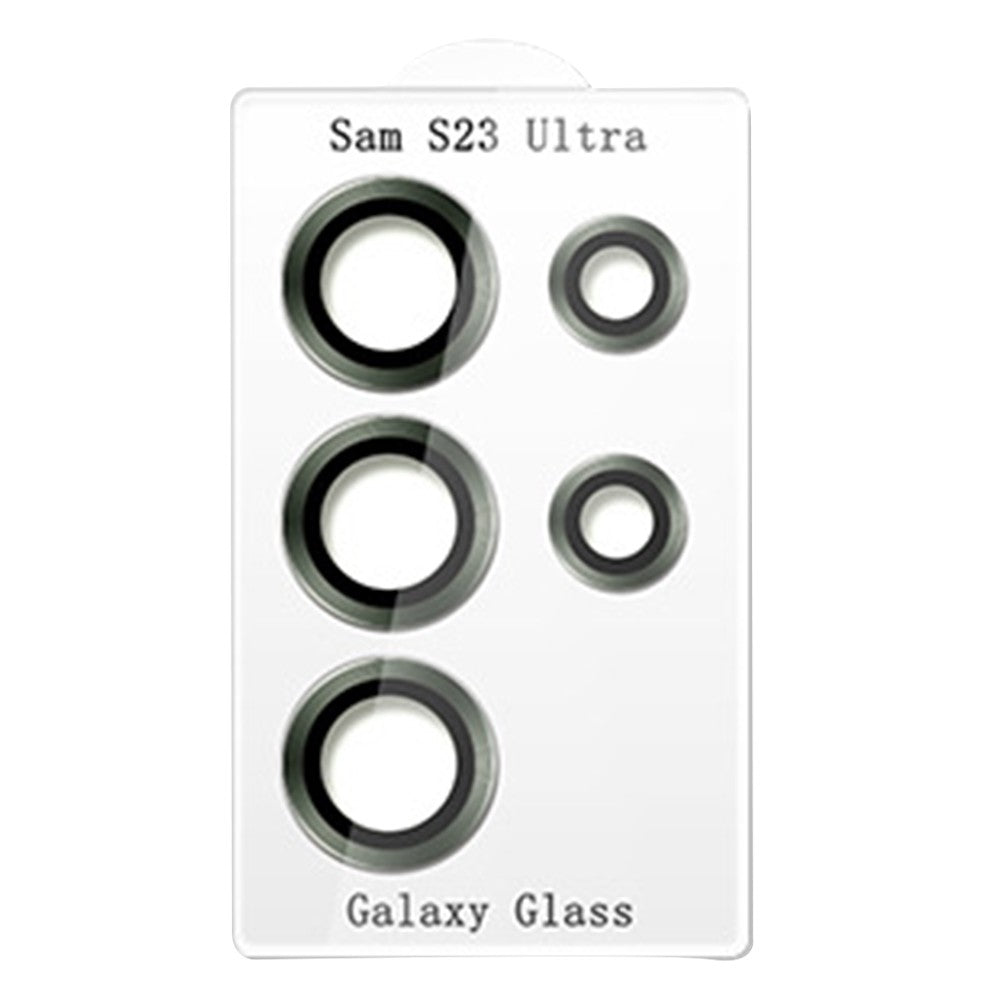 1 X Green for Samsung Galaxy S23 Ultra Camera Lens Protector Kit Tempered Glass Lens Covers Galaxy Accessories