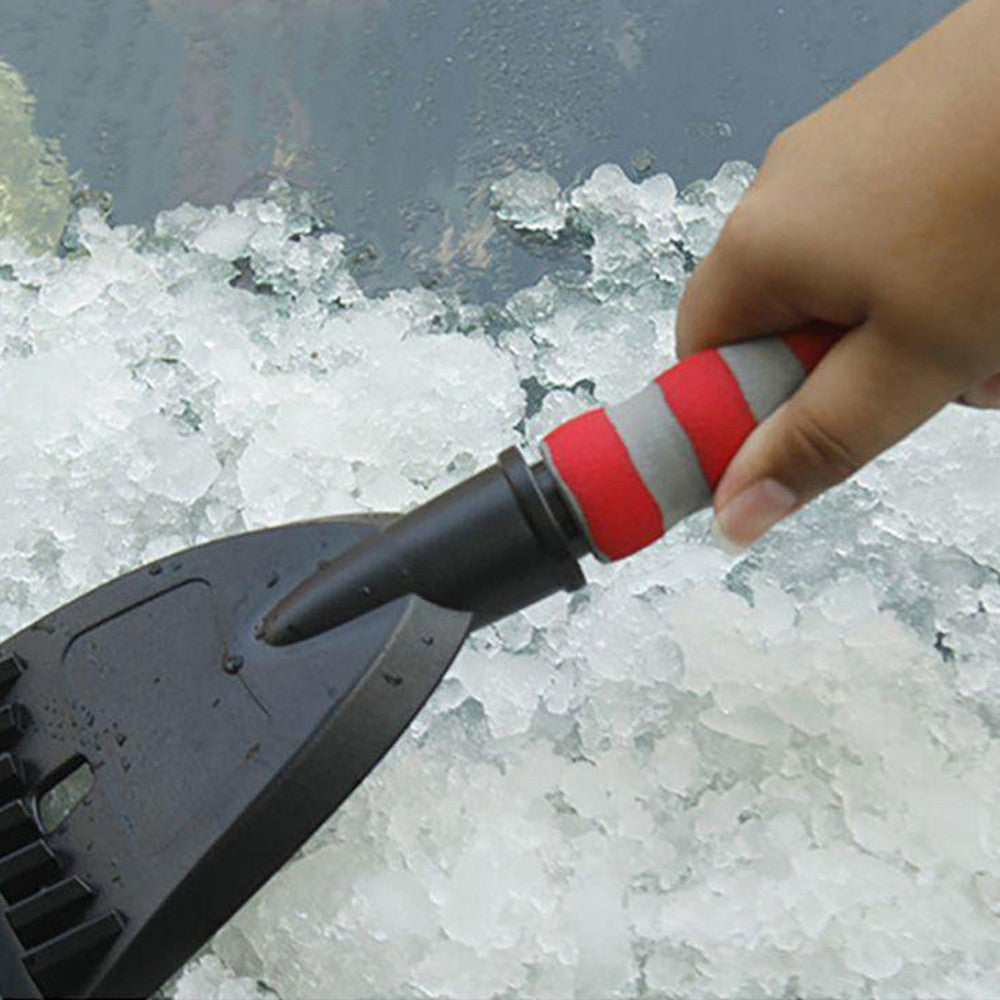 2-in-1 Detachable Ice Scraper and Snow Brush for Car Windshield Grey