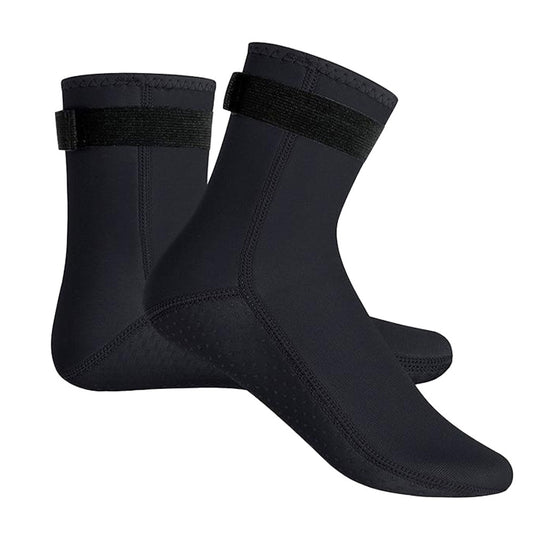 1 Pair Wetsuit Socks Neoprene Thermal Diving Socks Water Booties Black EU42-43