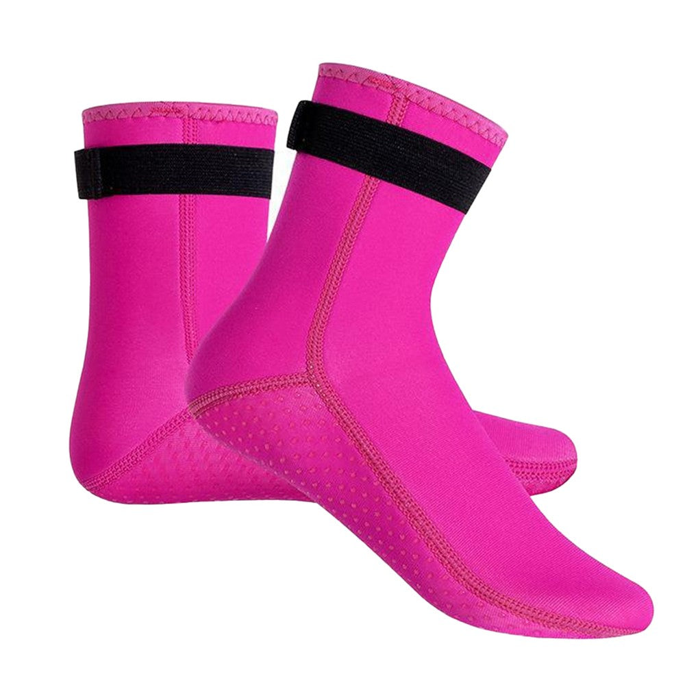 1 Pair Wetsuit Socks Neoprene Thermal Diving Socks Water Booties Rosered EU42-43