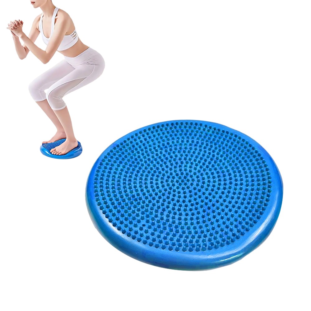 Yoga Training Mat Exercise Balance Stability Cushion Yoga Training Accessories - Blue