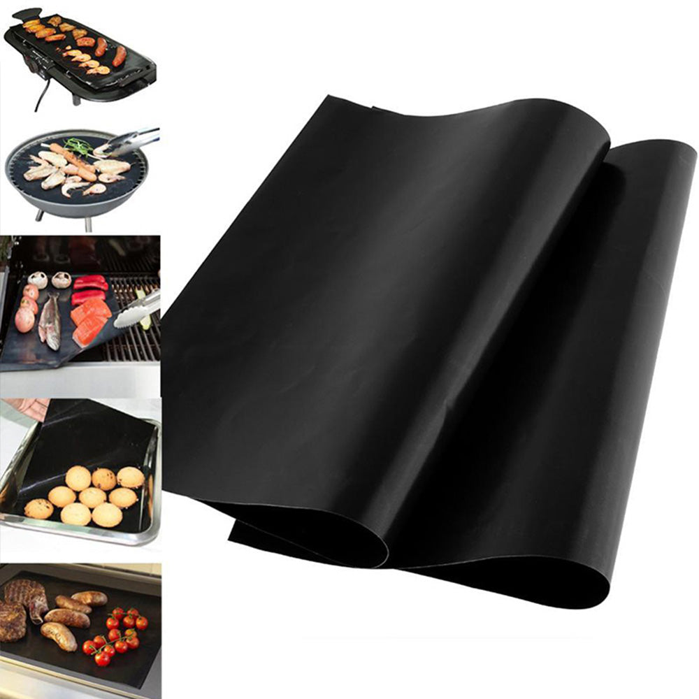 2x Non-stick BBQ Grill & Bake Perfect Mat