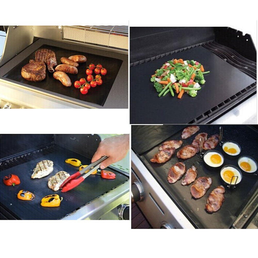 2x Non-stick BBQ Grill & Bake Perfect Mat