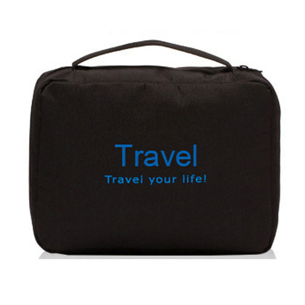 Hanging Travel Toiletry Bag Black