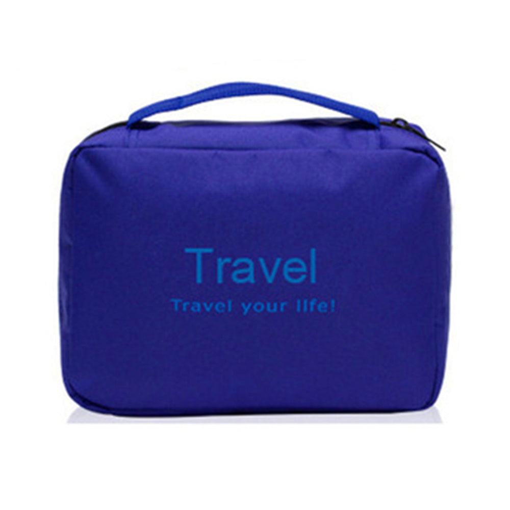 Hanging Travel Toiletry Bag Blue