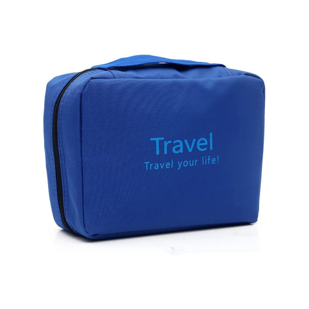 Hanging Travel Toiletry Bag Blue