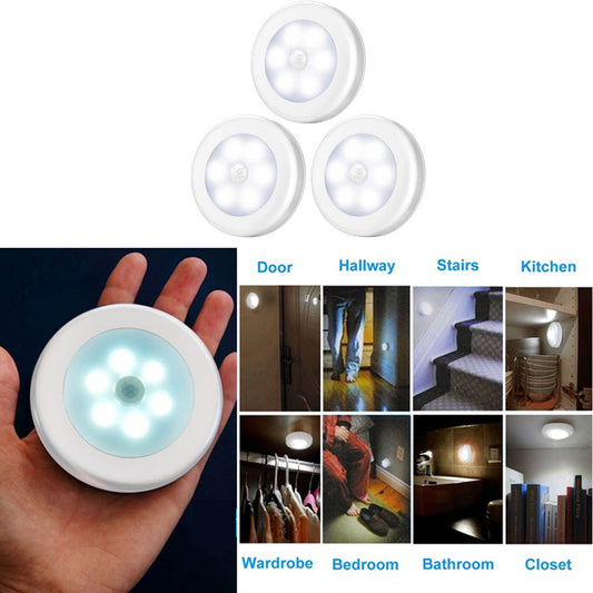 3PCS Cordless LED Motion Sensor Light Set