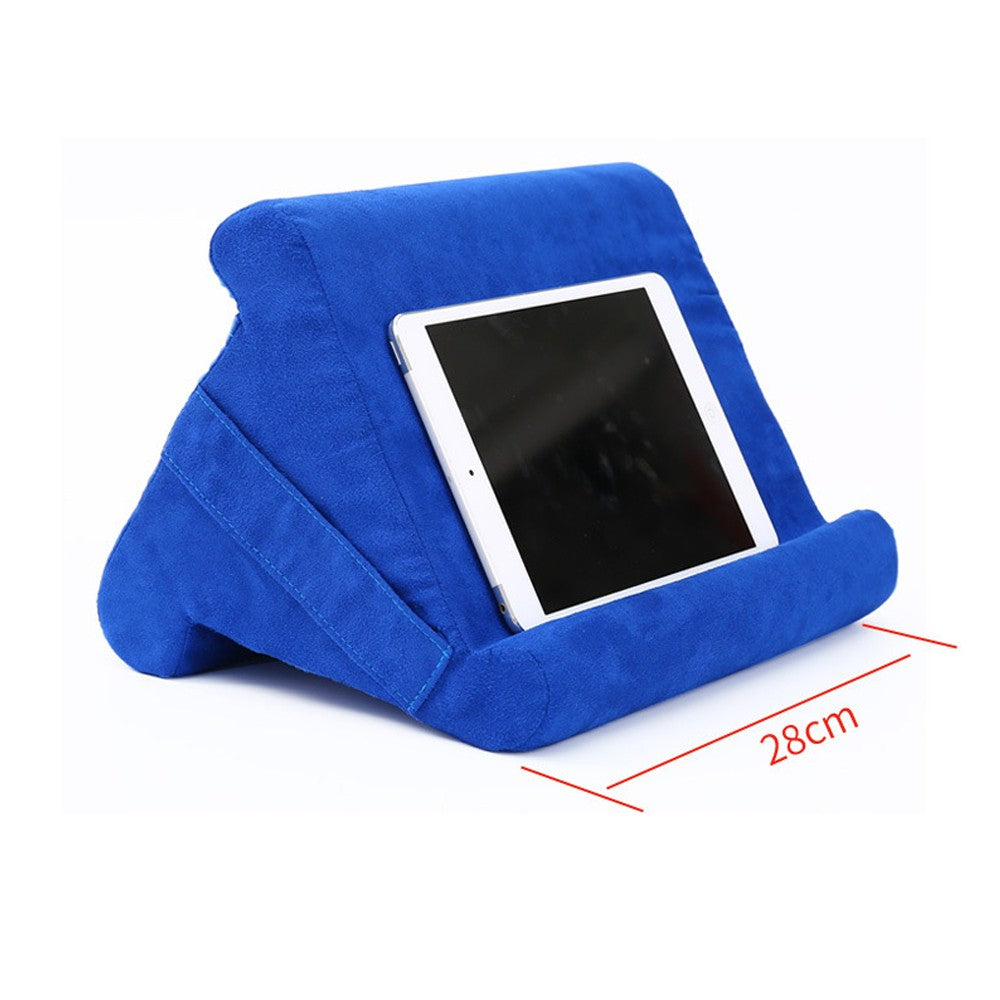 Multi Angle Soft Pillow Mobile Phone Holder IPad Tablet Stand with Mesh Bag and Handle Style 1