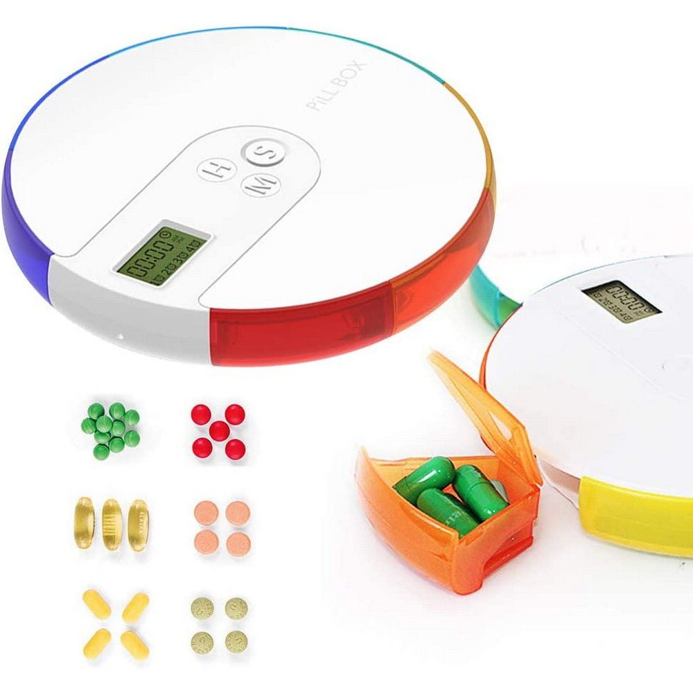 Digital Smart Pill Box with Timing Reminder