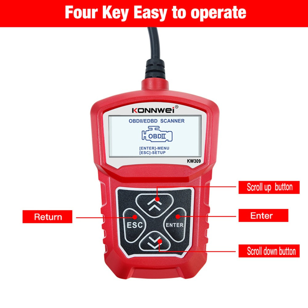 Portable Car Diagnostic Scanner Obd2 Scanner Car Code Reader