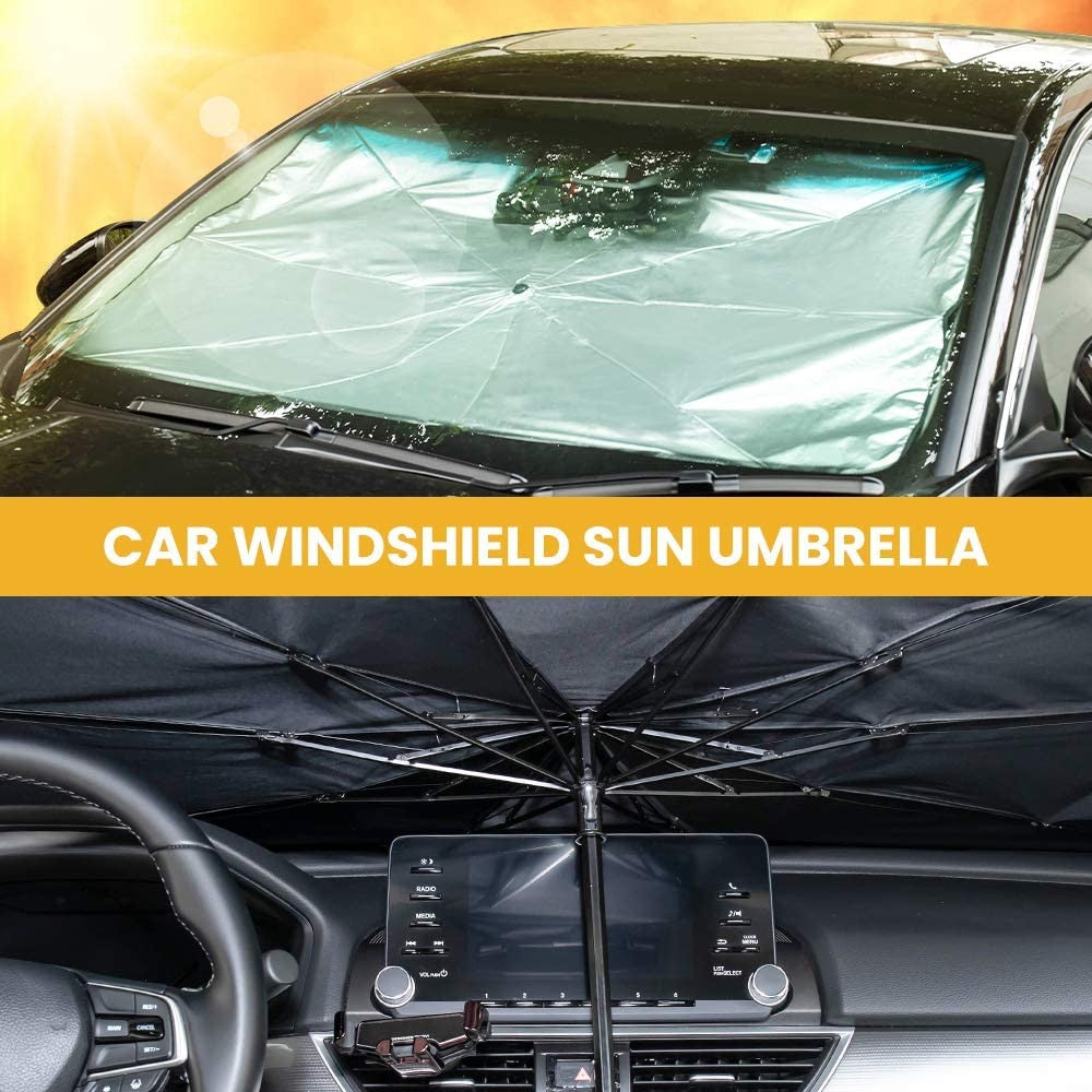 Foldable Car Windshield Sun Shade Umbrella UV Block Car Front Window Heat Insulation Protector