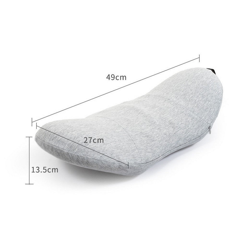 2 X Comfort Memory Foam Lumbar Cushion Back Support Pillow Back Rest for Bed Sleeping Car