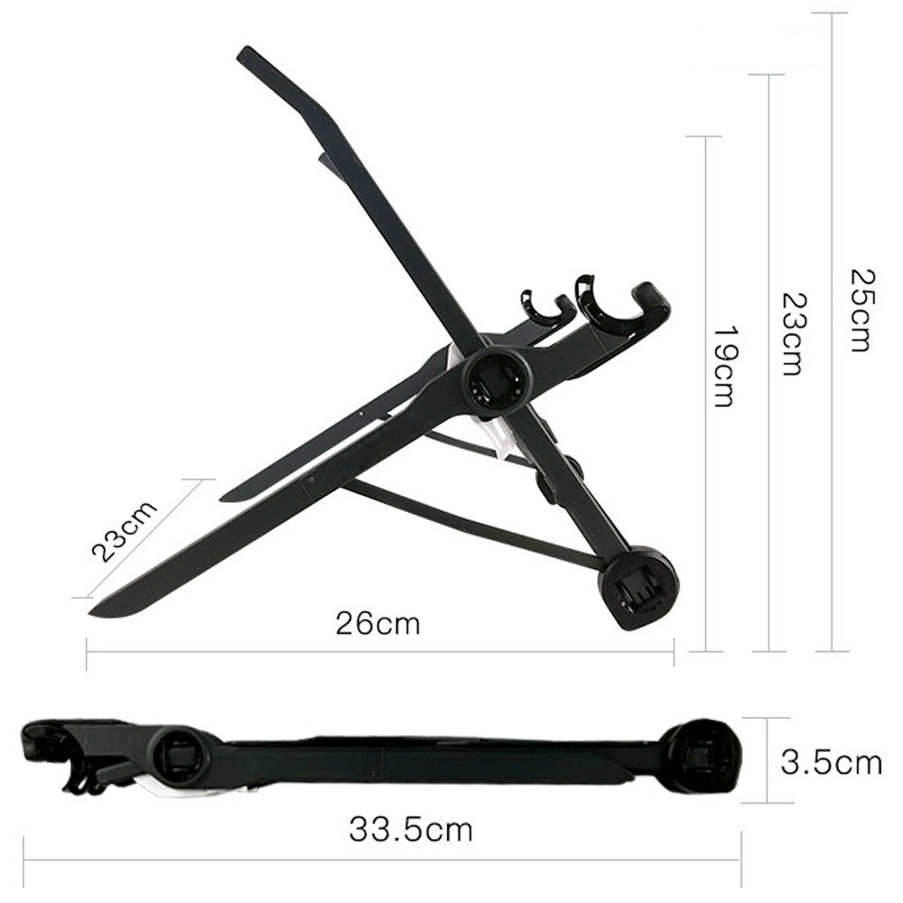 3 Level Height Adjustable Travel Folding Portable Laptop Stand Desktop Holder Laptop Bracket