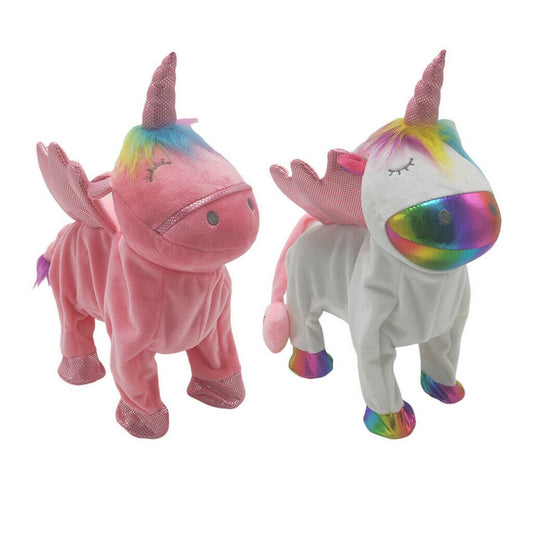 Smiling Walking Hip Shaking Unicorn Toy for Kids