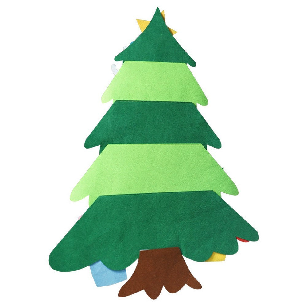 DIY Felt Xmas Tree Christmas Ornaments Set for Kids