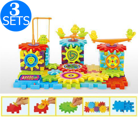 3 X 82 Pieces 3D Building Blocks Set Kids Toys