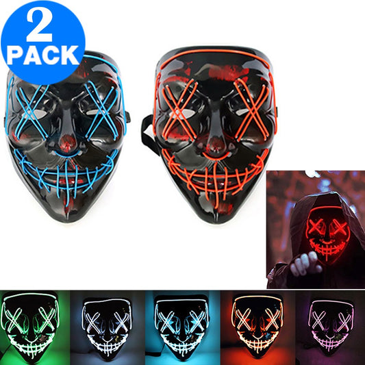 2 X Face Cover for Halloween Party Cosplay