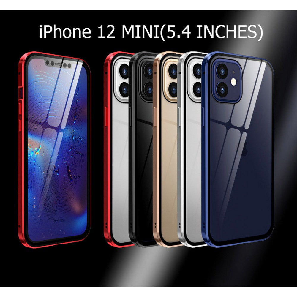 Magnetic Case Alloy Bumper Frame Full Protective Phone Case for iPhone 12 Series iPhone12mini iPhone12 iPhone 12pro