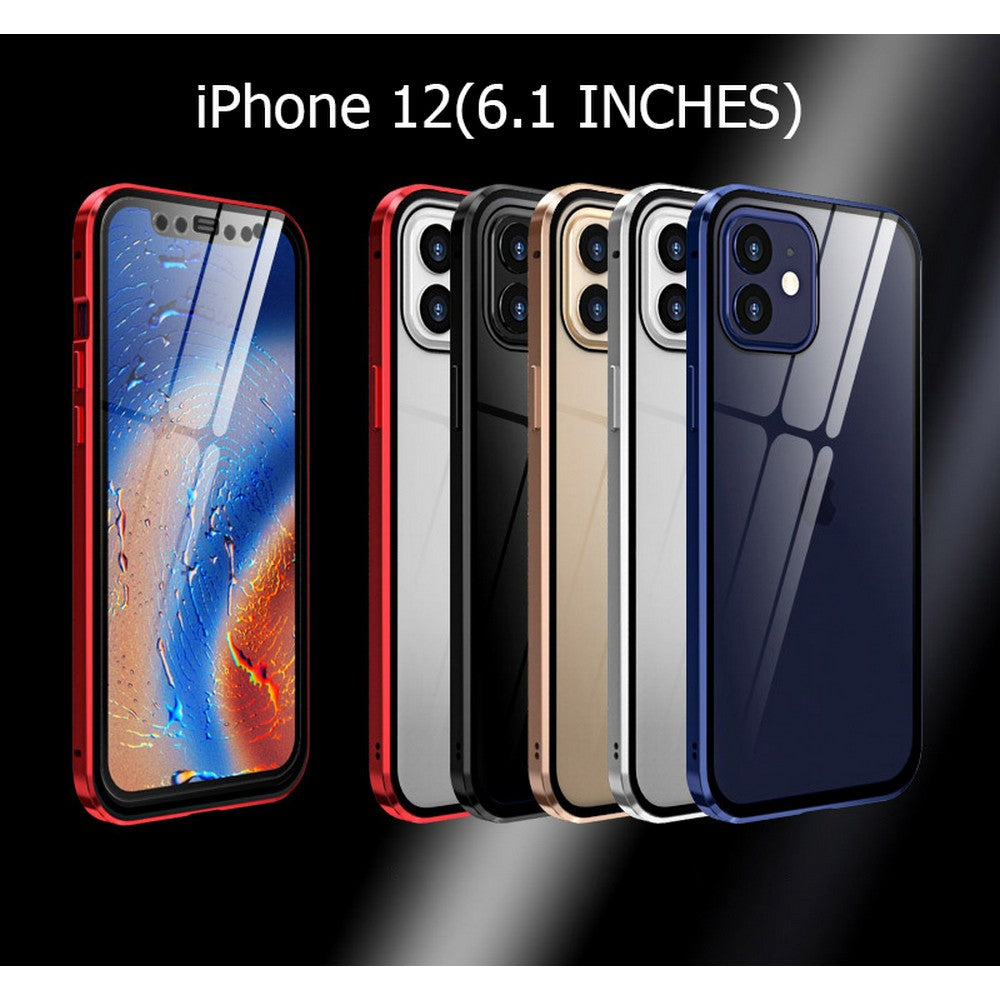 Magnetic Case Alloy Bumper Frame Full Protective Phone Case for iPhone 12 Series iPhone12mini iPhone12 iPhone 12pro