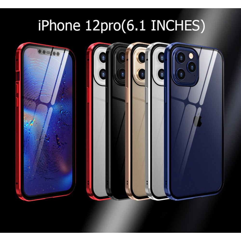 Magnetic Case Alloy Bumper Frame Full Protective Phone Case for iPhone 12 Series iPhone12mini iPhone12 iPhone 12pro