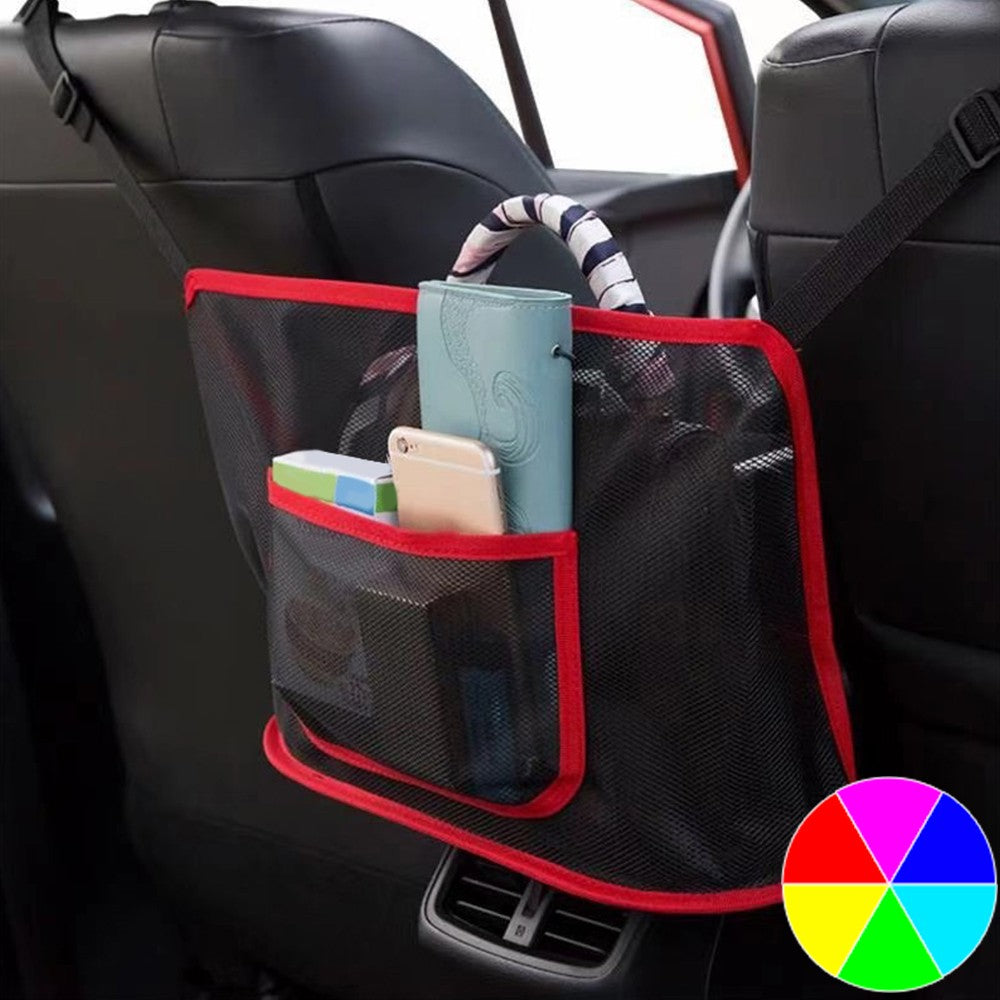 Handbag Storage Net Bag Handbag Holder with Car Back Rear Seat Organizer Mesh Pocket