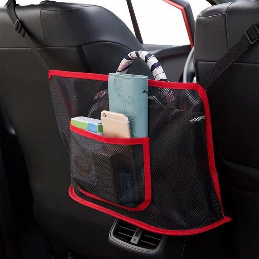 Handbag Storage Net Bag Handbag Holder with Car Back Rear Seat Organizer Mesh Pocket