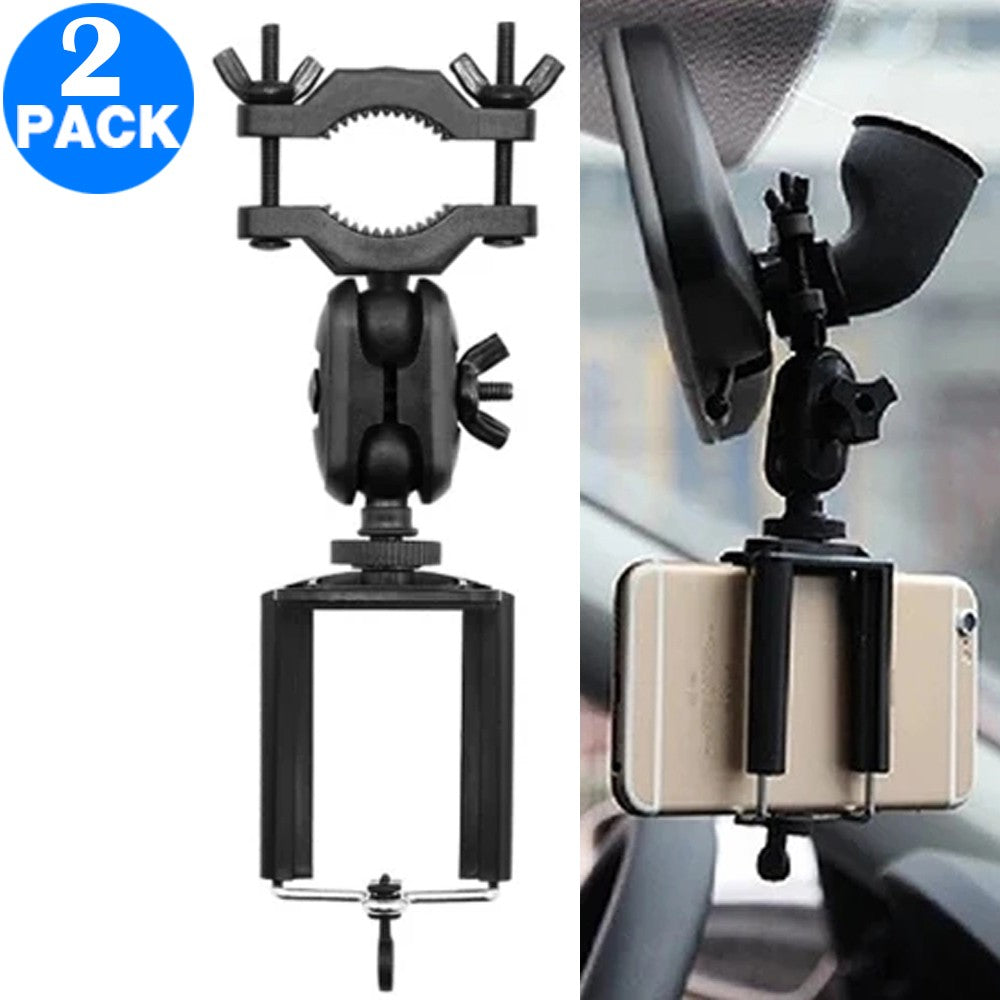 2 Pack Car Mirror Mount Phone Holder Phone Bracket