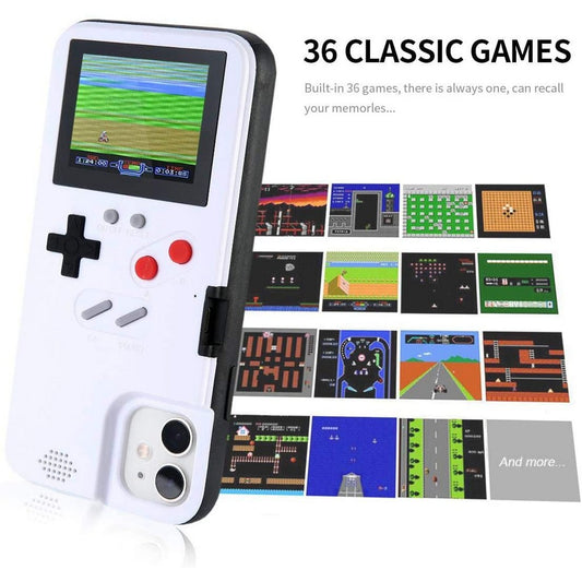 Coloured Display Phone Case for iPhone with 36 Games