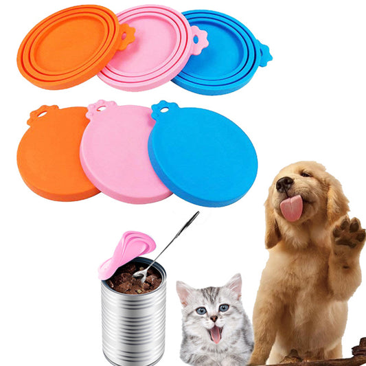 4Pcs 3 in 1 Universal Silicone Food Can Lids