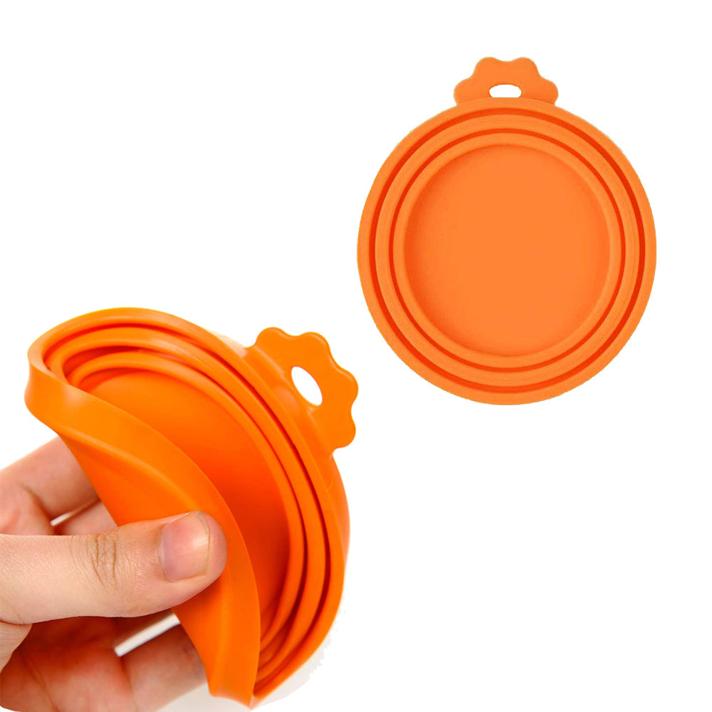 4Pcs 3 in 1 Universal Silicone Food Can Lids