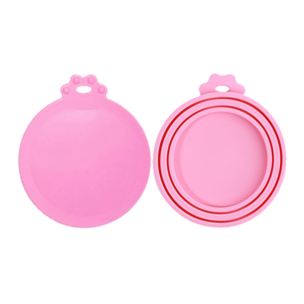 4Pcs 3 in 1 Universal Silicone Food Can Lids