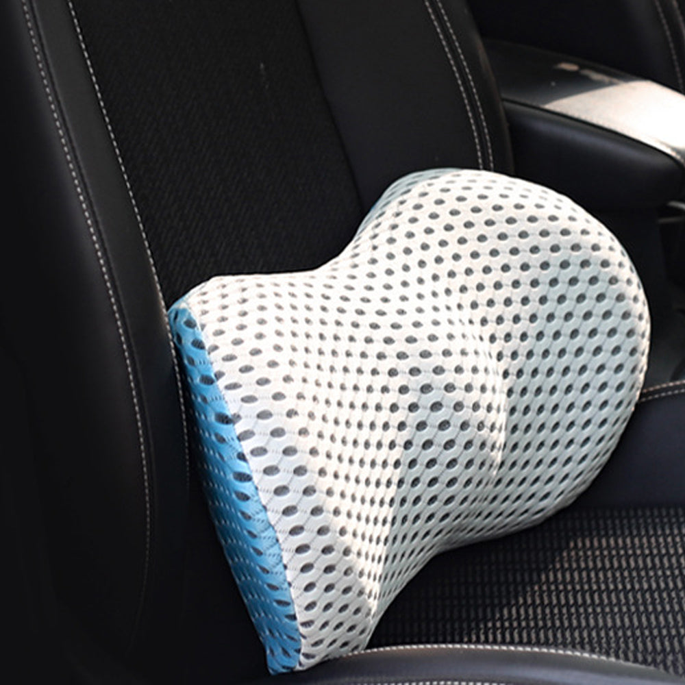 1 X Car Lumbar Support Pillow Memory Foam Back Cushion Car Interior Accessories