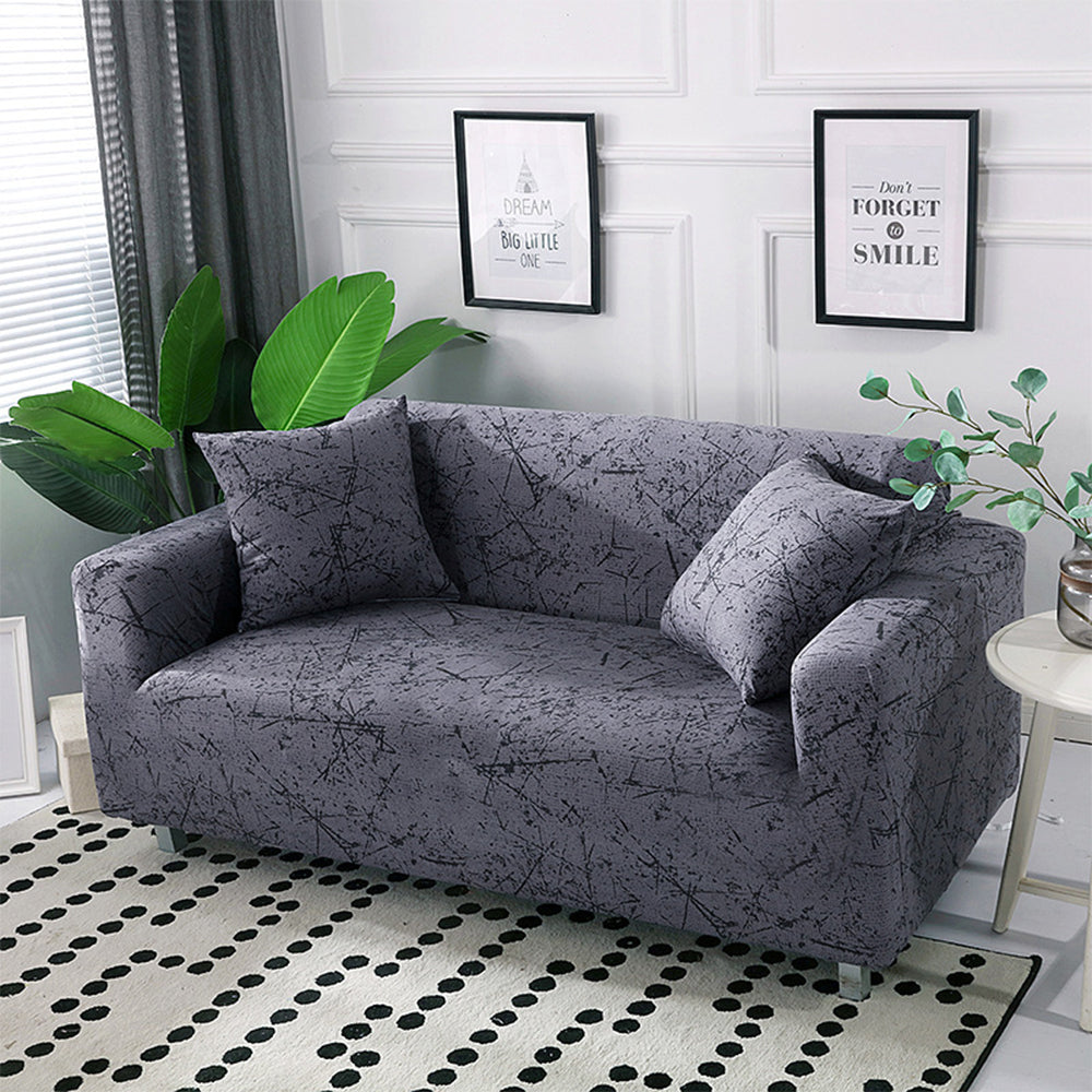 1 Seat Printed Pattern Sofa Cover Stretch Couch Cover Style 3