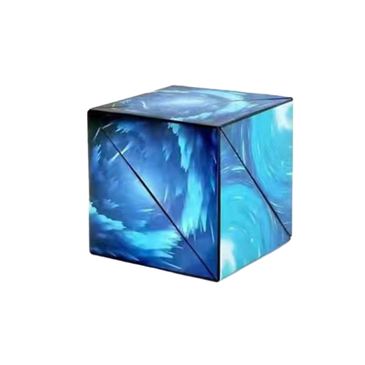 3D Magic Cube Puzzle Shape Shifting Box Starry Sky