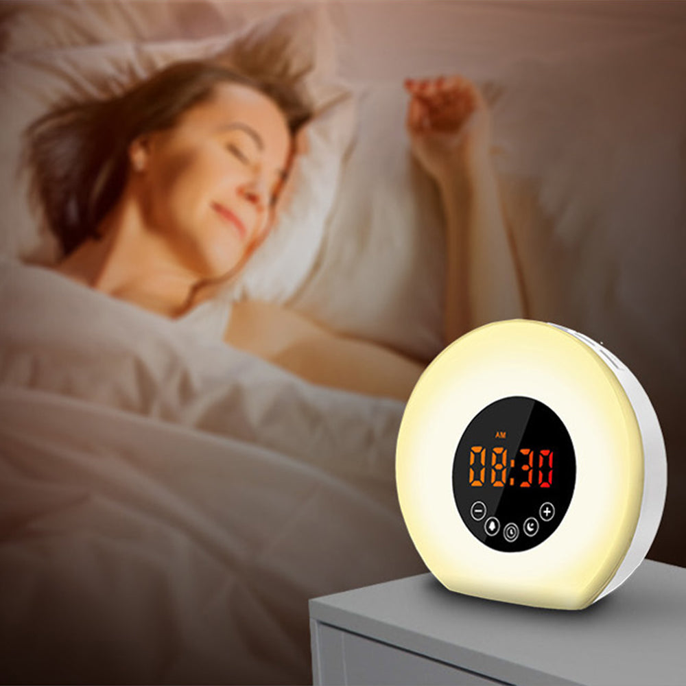 Digital Sunrise Alarm Clock Wake Up Light