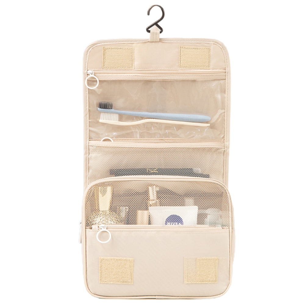 10Pcs Travel Packing Cubes Toiletry Bag Travel Storage Beige