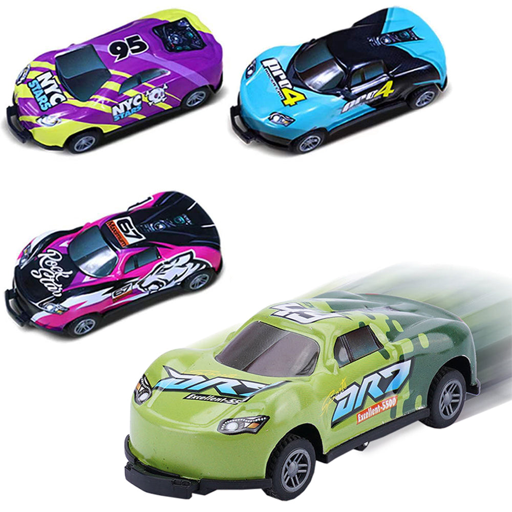 4Pcs Children Pull Back Car Toy Car Model Toys