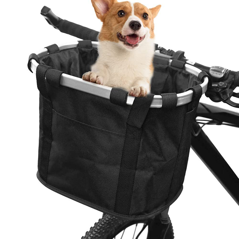 Detachable Bike Bicycle Front Basket Pet Carry Basket